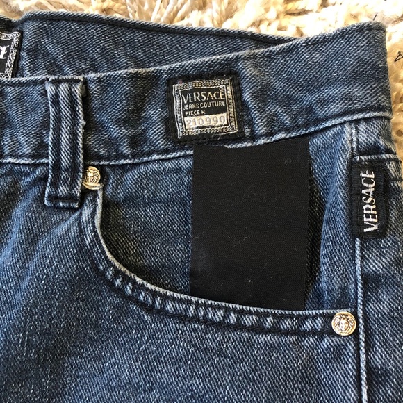 Vintage Versace Dark Blue Jeans - Picture 3 of 5